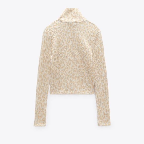 ZARA LIMITED EDITION JACQUARD TOP - Picture 8 of 8